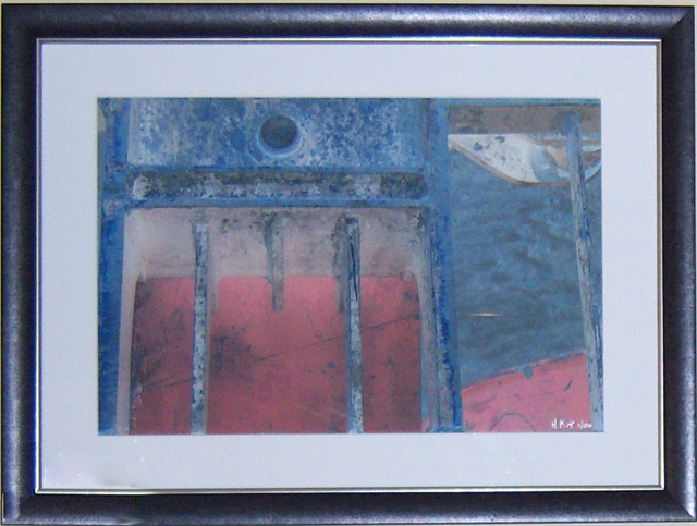 Missing Middle Bar Left H Flipped - Digital Photography on fine art paper, Image 16" x 24", Framed 2